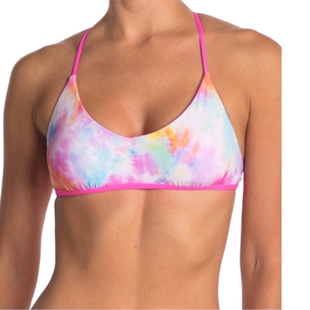 VYB Vicious Young Babes Rev Tie Dye Bikini Top Medium EUC